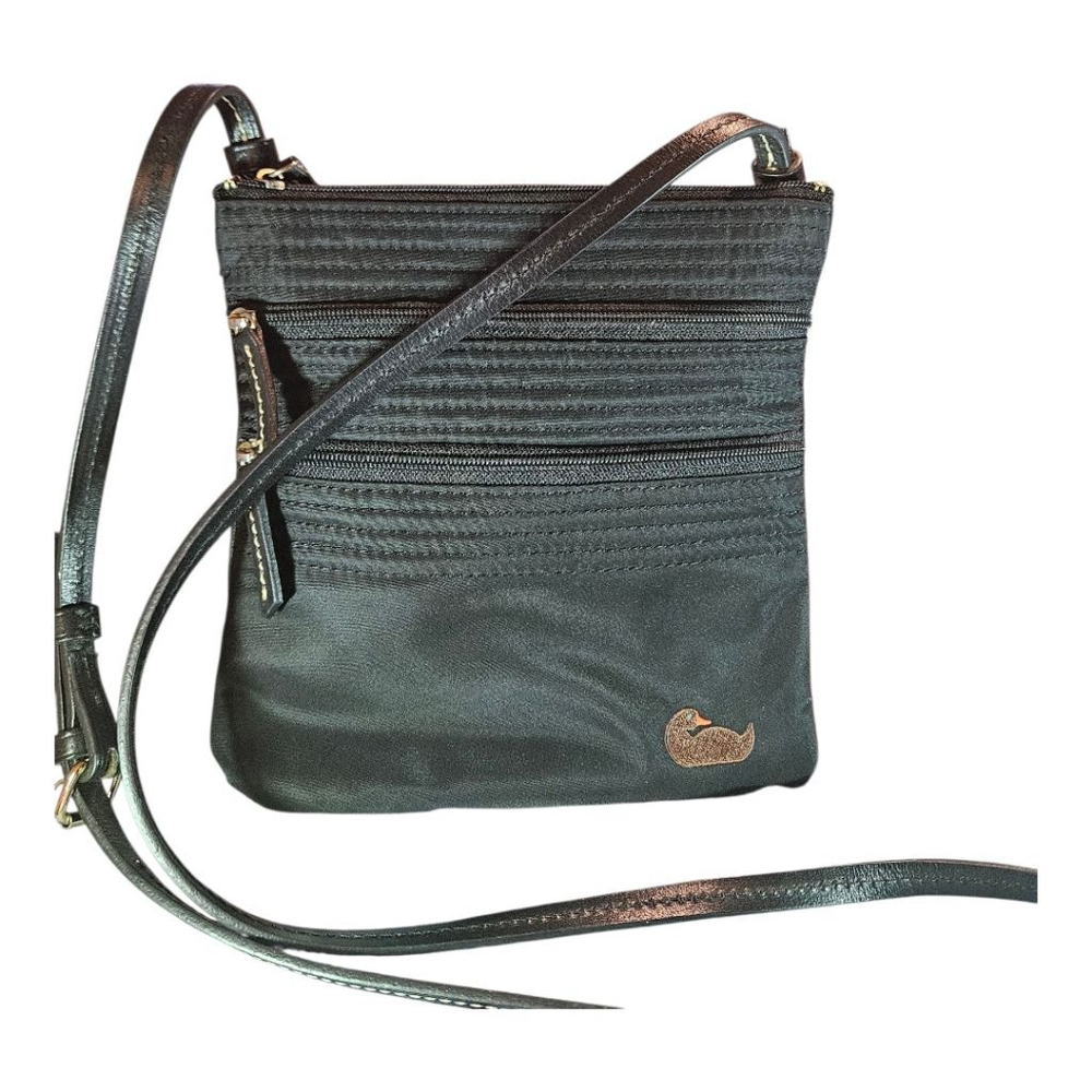 Dooney & Bourke Black Crossbody Bag One Size with Pink Lining